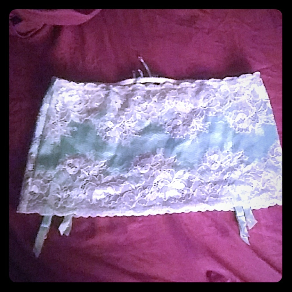 Victoria's Secret Skirted Garter Belt